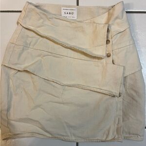 SABO skirt. Cream/off white color. Size small.